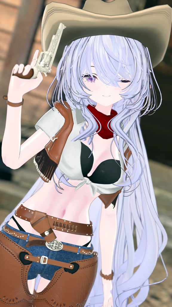 55アバター対応 -Wildwest-ワイルドウエスト(VRChat向け衣装)#mumu_shop