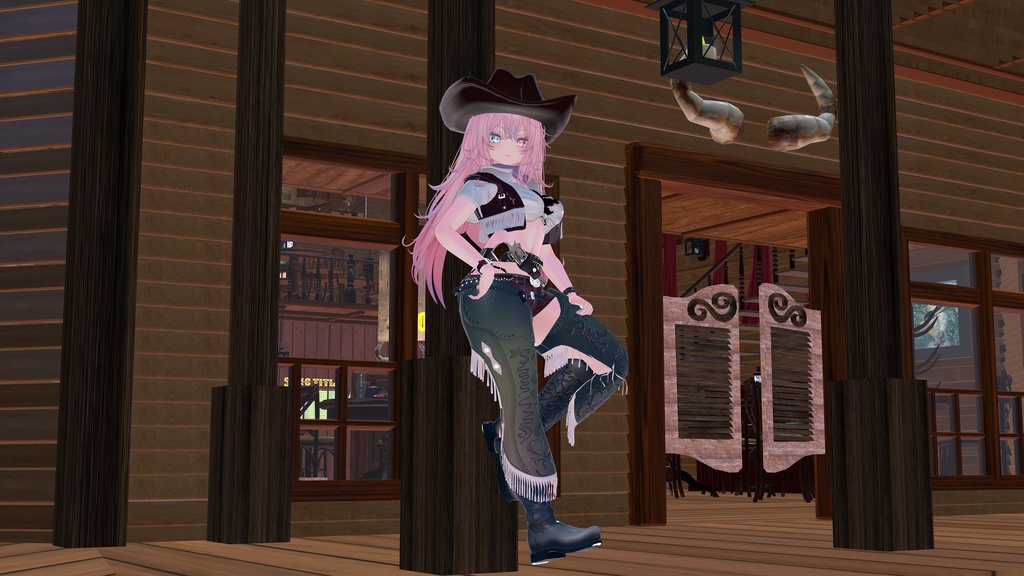 55アバター対応 -Wildwest-ワイルドウエスト(VRChat向け衣装)#mumu_shop