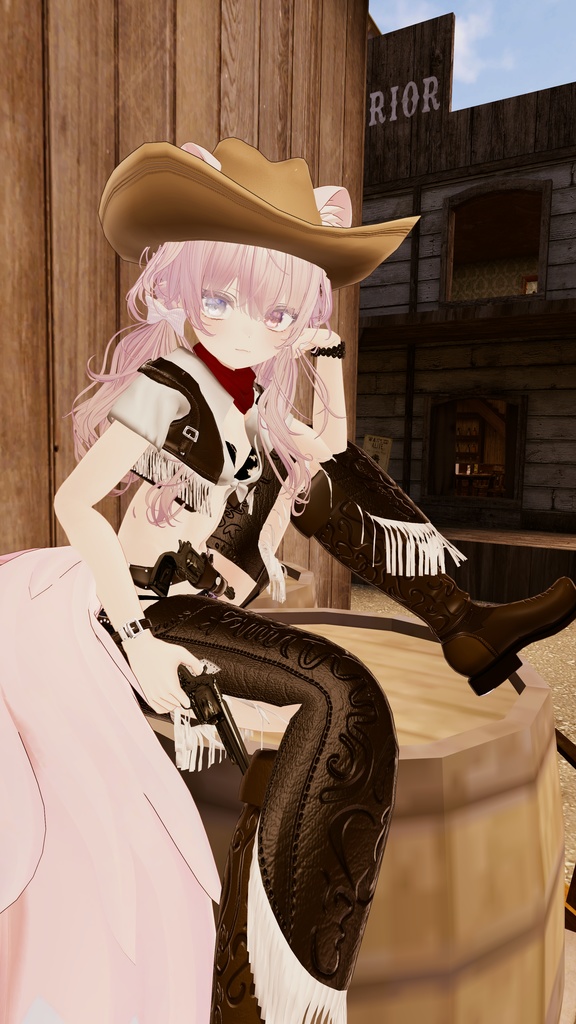 55アバター対応 -Wildwest-ワイルドウエスト(VRChat向け衣装)#mumu_shop