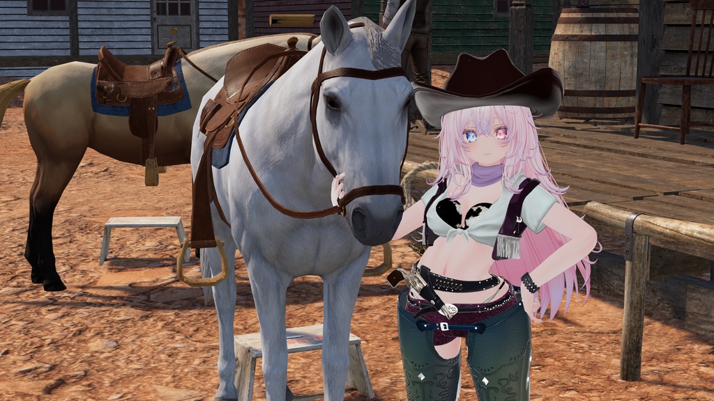 55アバター対応 -Wildwest-ワイルドウエスト(VRChat向け衣装)#mumu_shop