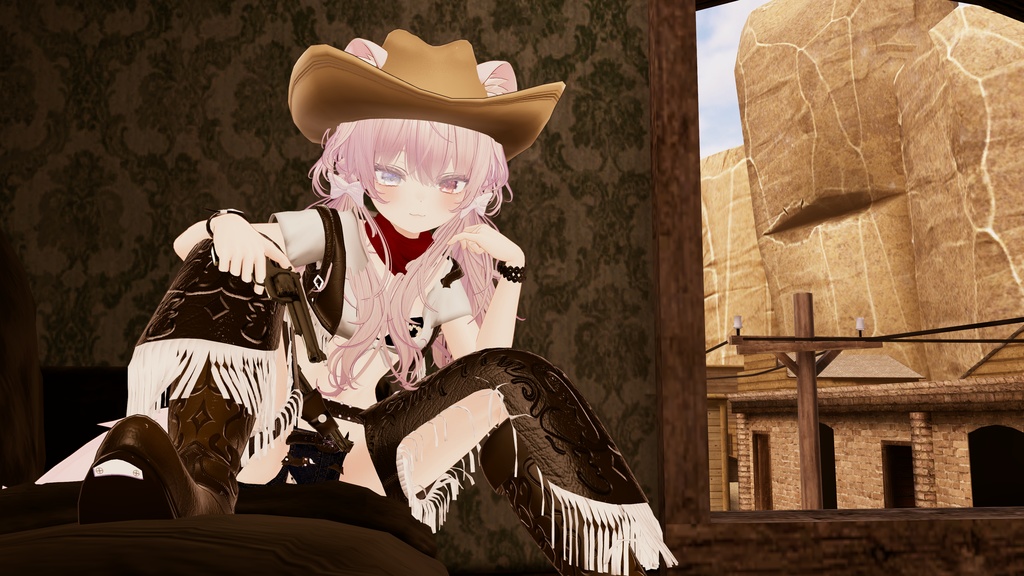55アバター対応 -Wildwest-ワイルドウエスト(VRChat向け衣装)#mumu_shop