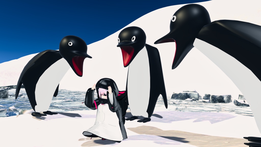 52アバター対応 -PenguinParade-ペンギンパレード(VRChat向け衣装)#mumu_shop
