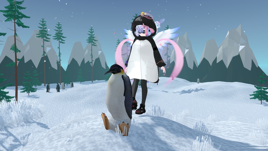 52アバター対応 -PenguinParade-ペンギンパレード(VRChat向け衣装)#mumu_shop