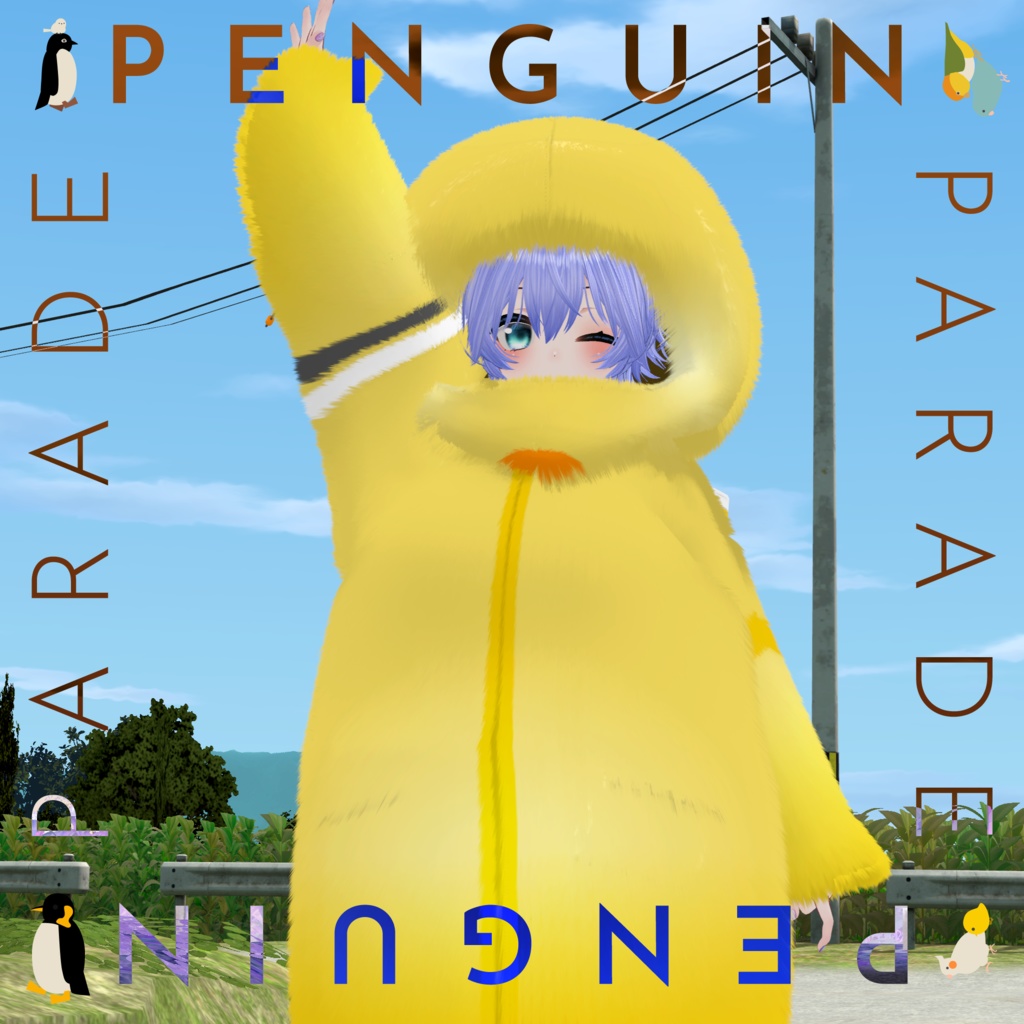52アバター対応 -PenguinParade-ペンギンパレード(VRChat向け衣装)#mumu_shop