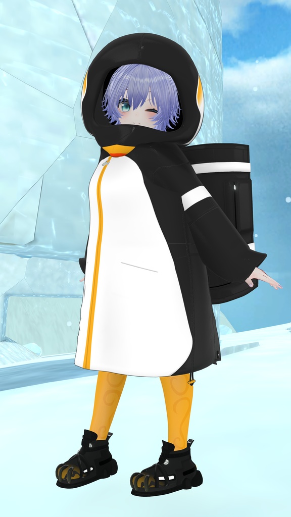 52アバター対応 -PenguinParade-ペンギンパレード(VRChat向け衣装)#mumu_shop