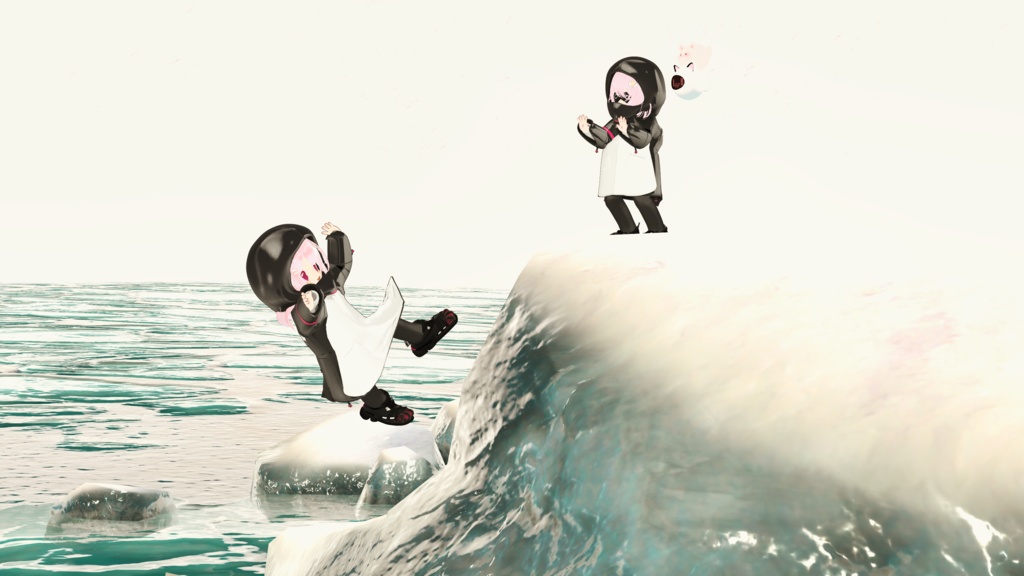 52アバター対応 -PenguinParade-ペンギンパレード(VRChat向け衣装)#mumu_shop