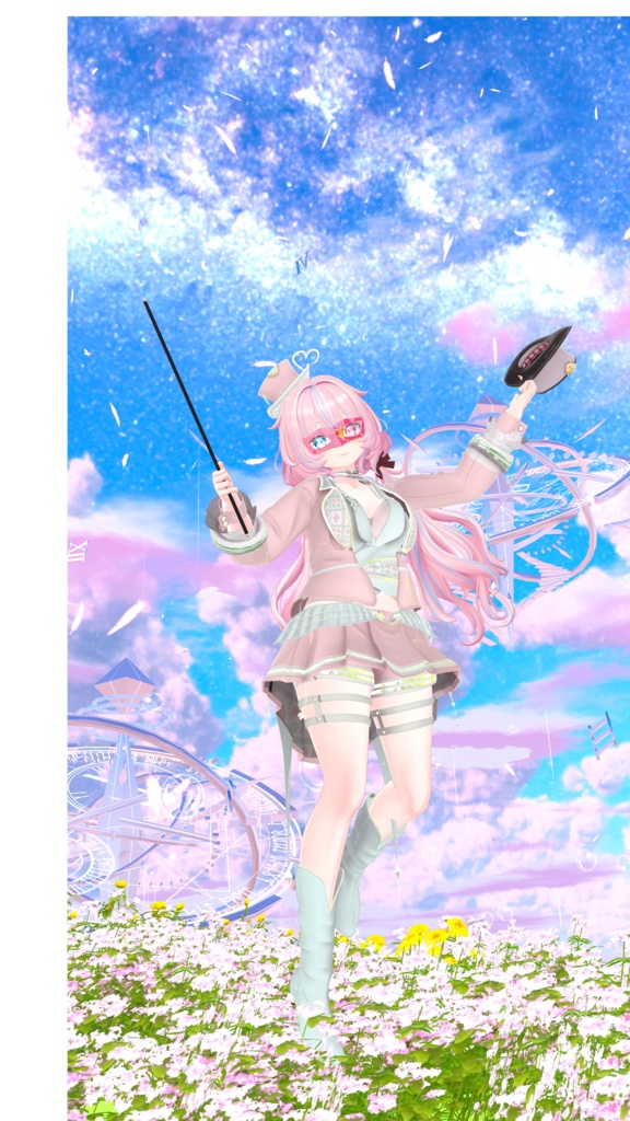 52アバター対応 -MysticMirage-ミスティックミラージュ(VRChat向け衣装)#mumu_shop