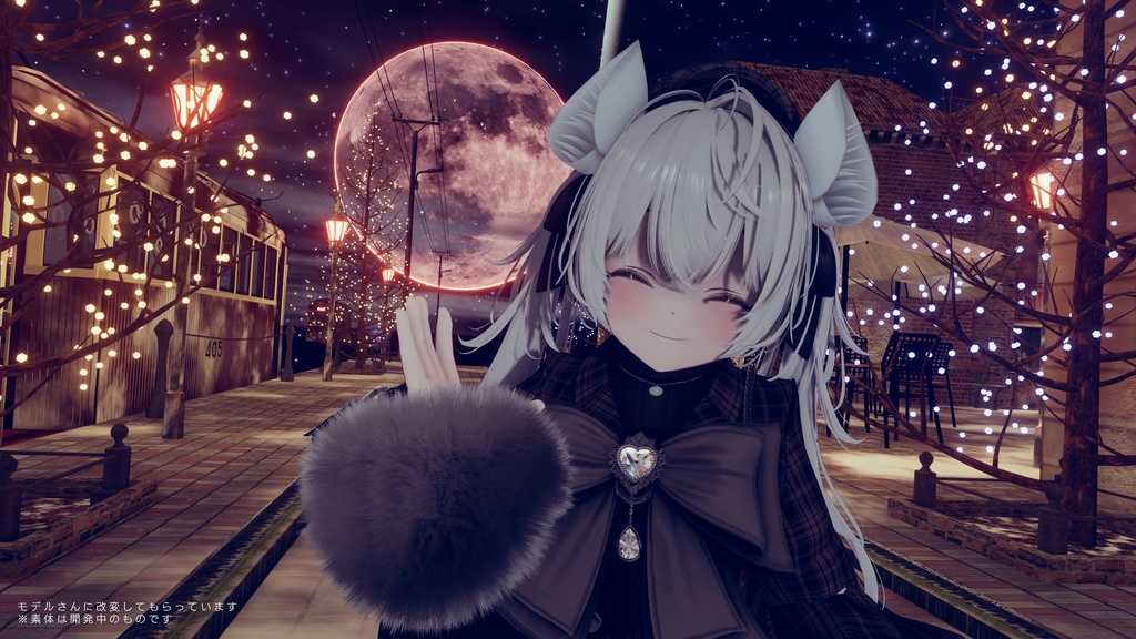 オリジナル3Dモデル 「あまに-AMANI」(VRCHAT向けアバター)#mumu_shop