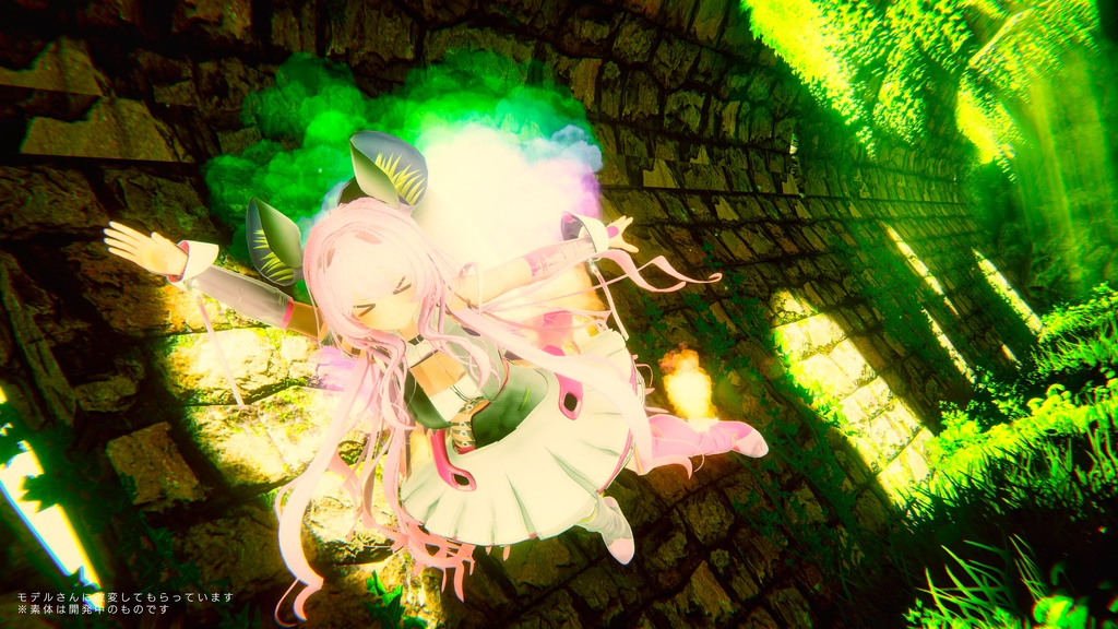 オリジナル3Dモデル 「あまに-AMANI」(VRCHAT向けアバター)#mumu_shop