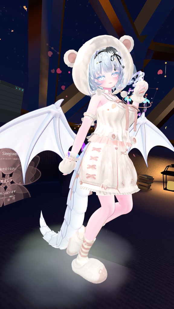 76アバター相当対応 -SleepingSugarBear-スリーピングシュガーベア (VRChat向け衣装)#mumu_shop