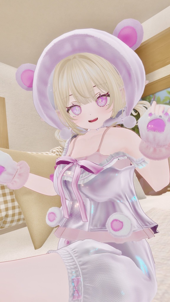 76アバター相当対応 -SleepingSugarBear-スリーピングシュガーベア (VRChat向け衣装)#mumu_shop