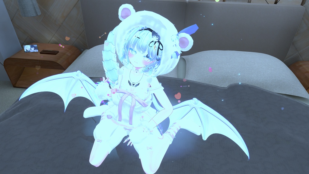 76アバター相当対応 -SleepingSugarBear-スリーピングシュガーベア (VRChat向け衣装)#mumu_shop