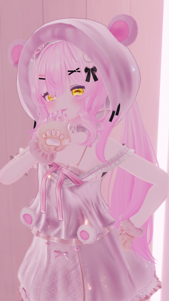 76アバター相当対応 -SleepingSugarBear-スリーピングシュガーベア (VRChat向け衣装)#mumu_shop