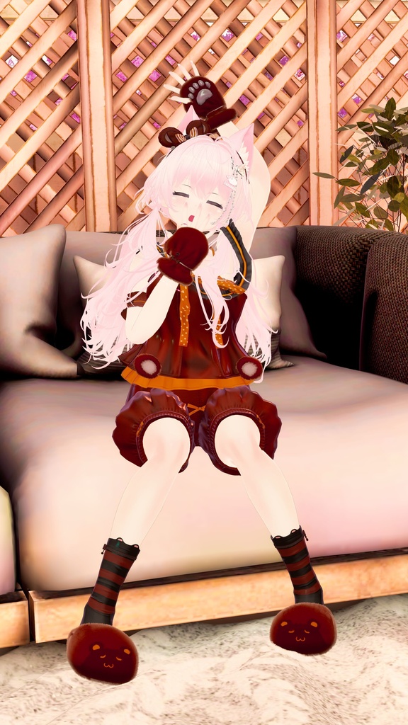 76アバター相当対応 -SleepingSugarBear-スリーピングシュガーベア (VRChat向け衣装)#mumu_shop