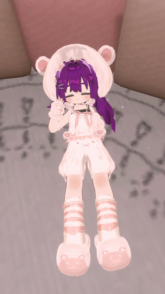 76アバター相当対応 -SleepingSugarBear-スリーピングシュガーベア (VRChat向け衣装)#mumu_shop