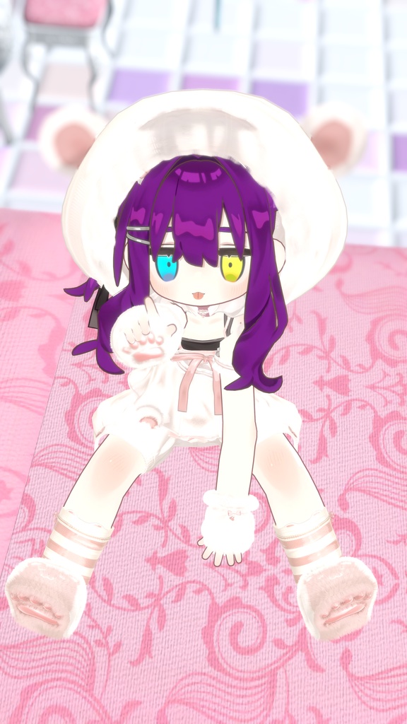 76アバター相当対応 -SleepingSugarBear-スリーピングシュガーベア (VRChat向け衣装)#mumu_shop