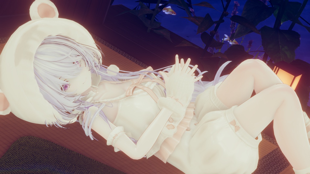 76アバター相当対応 -SleepingSugarBear-スリーピングシュガーベア (VRChat向け衣装)#mumu_shop