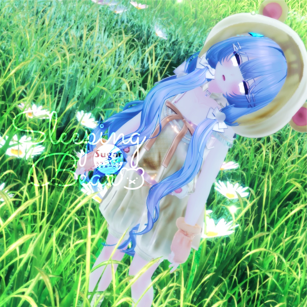 76アバター相当対応 -SleepingSugarBear-スリーピングシュガーベア (VRChat向け衣装)#mumu_shop