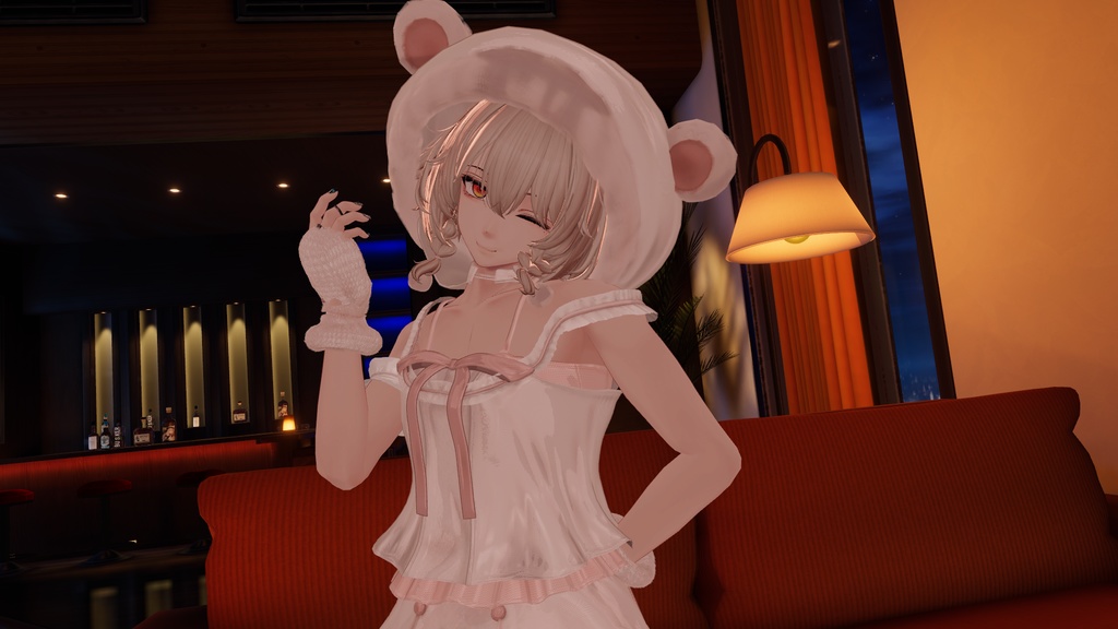 76アバター相当対応 -SleepingSugarBear-スリーピングシュガーベア (VRChat向け衣装)#mumu_shop
