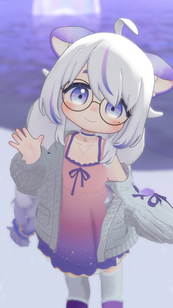 まめふれんず&ネメシスちゃん用VRC向衣装&髪型 とぅいんくりーしゅがーきゃんでぃ #mumu_shop