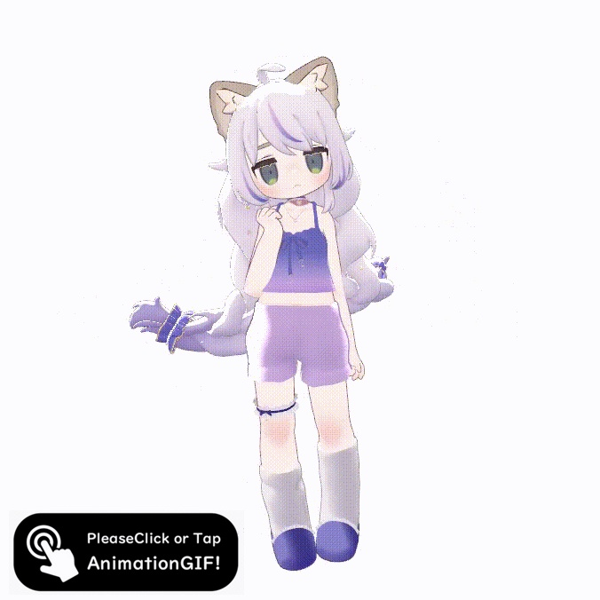 まめふれんず&ネメシスちゃん用VRC向衣装&髪型 とぅいんくりーしゅがーきゃんでぃ #mumu_shop