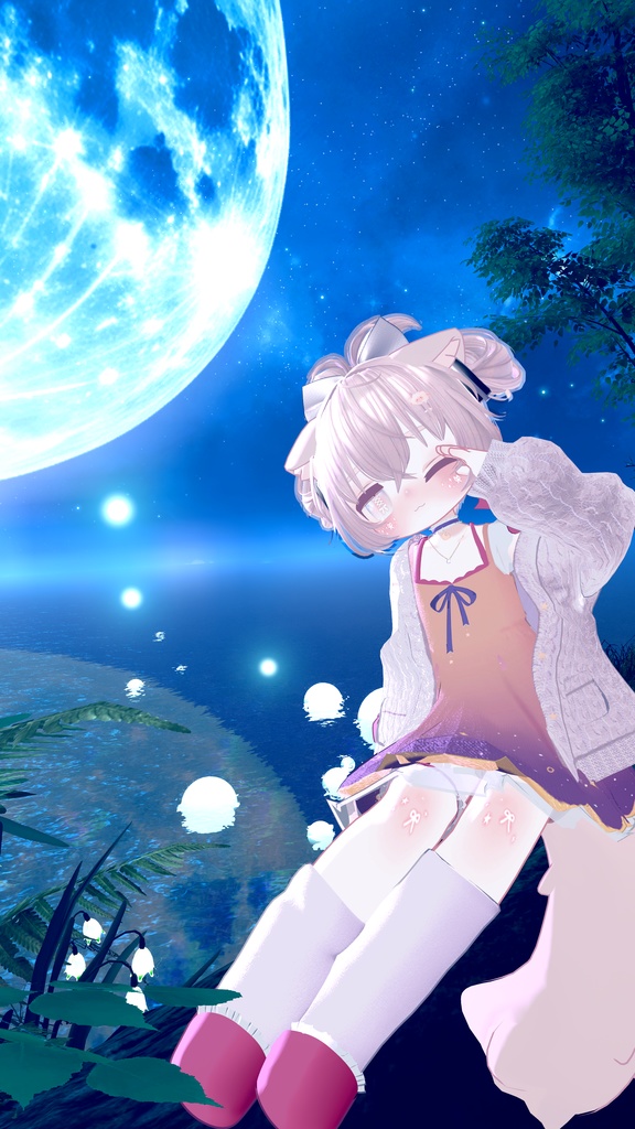 まめふれんず&ネメシスちゃん用VRC向衣装&髪型 とぅいんくりーしゅがーきゃんでぃ #mumu_shop