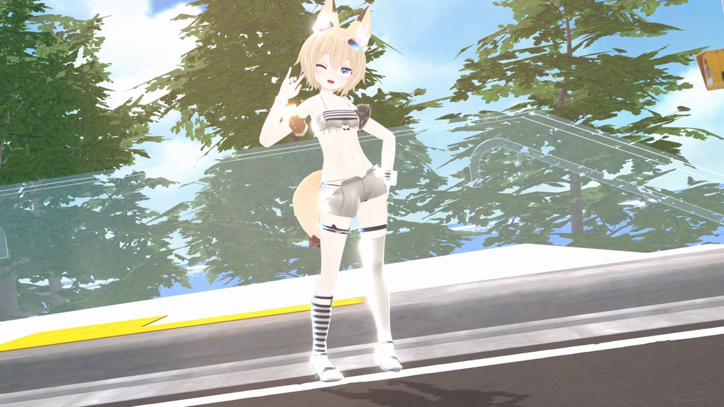 60アバター相当 マリンセーラー&水着 -Voûte Étoilée Marine-ヴート エトワレ マリン (VRChat向け衣装)#mumu_shop