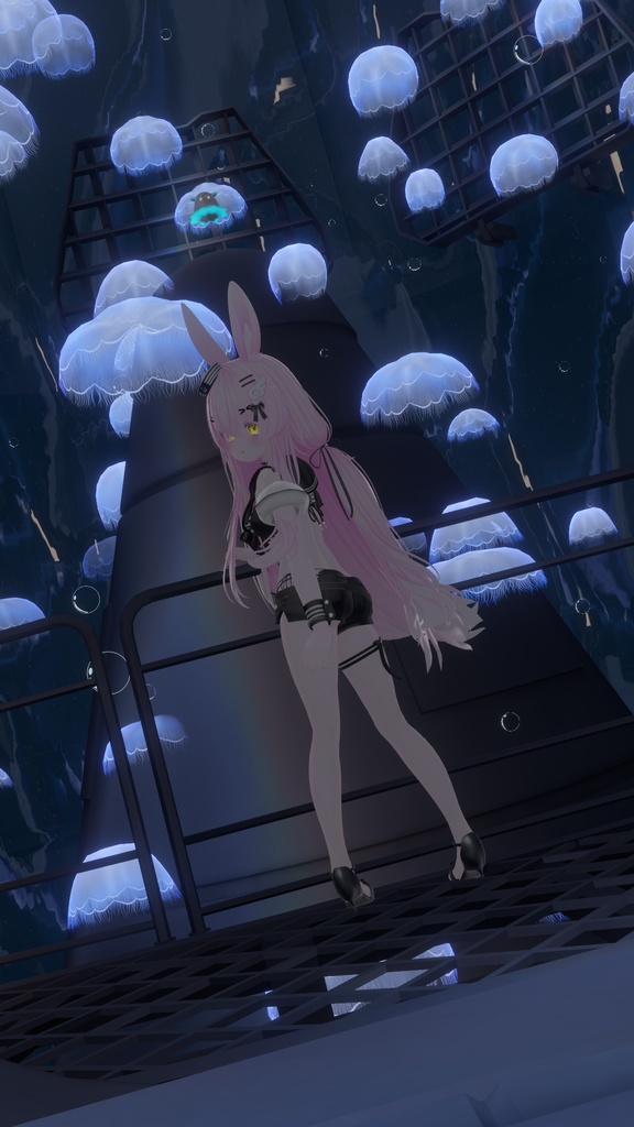 60アバター相当 マリンセーラー&水着 -Voûte Étoilée Marine-ヴート エトワレ マリン (VRChat向け衣装)#mumu_shop