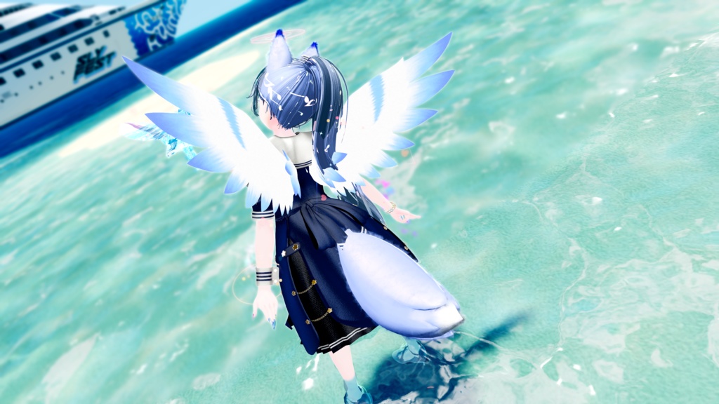 60アバター相当 マリンセーラー&水着 -Voûte Étoilée Marine-ヴート エトワレ マリン (VRChat向け衣装)#mumu_shop