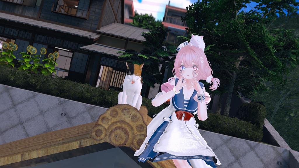 60アバター相当 マリンセーラー&水着 -Voûte Étoilée Marine-ヴート エトワレ マリン (VRChat向け衣装)#mumu_shop