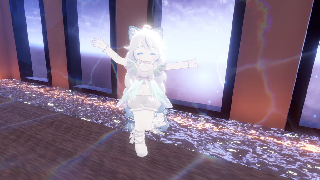 まめふれんず&ネメシスちゃん用VRC向衣装&髪型 ふらふぃー とっぴんぐ-fluffy topping #mumu_shop