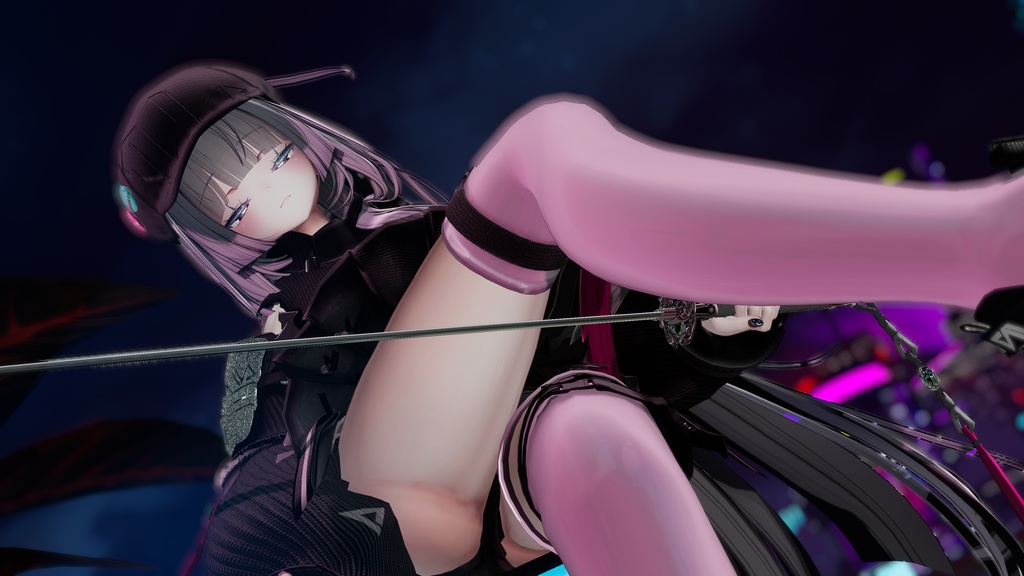 62アバター相当 サイバーパンク衣装 -LynxnyL-リンクスニル (VRChat向け衣装)#mumu_shop