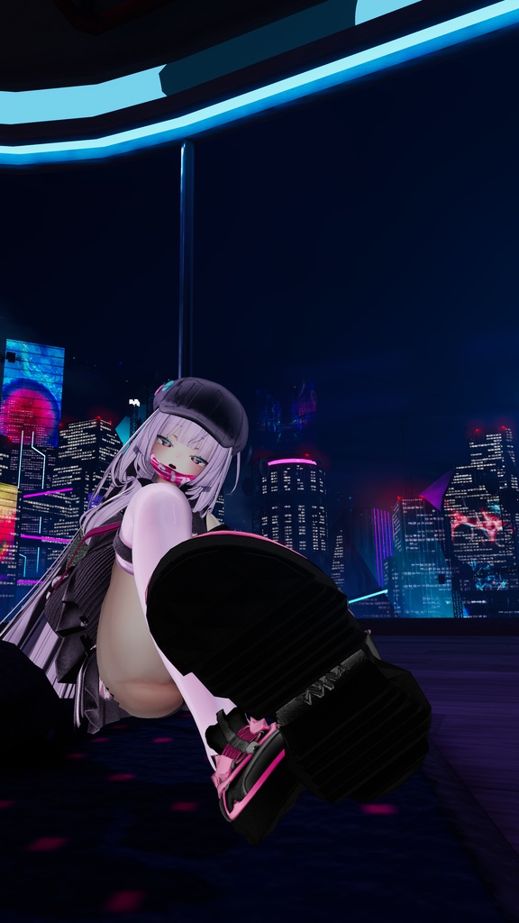 62アバター相当 サイバーパンク衣装 -LynxnyL-リンクスニル (VRChat向け衣装)#mumu_shop
