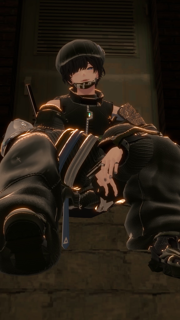 62アバター相当 サイバーパンク衣装 -LynxnyL-リンクスニル (VRChat向け衣装)#mumu_shop