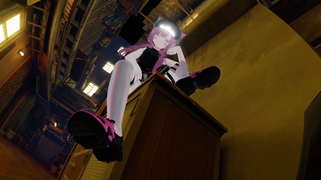 62アバター相当 サイバーパンク衣装 -LynxnyL-リンクスニル (VRChat向け衣装)#mumu_shop