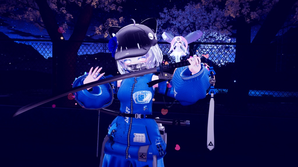 62アバター相当 サイバーパンク衣装 -LynxnyL-リンクスニル (VRChat向け衣装)#mumu_shop
