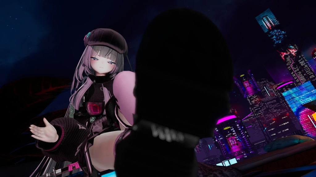 62アバター相当 サイバーパンク衣装 -LynxnyL-リンクスニル (VRChat向け衣装)#mumu_shop