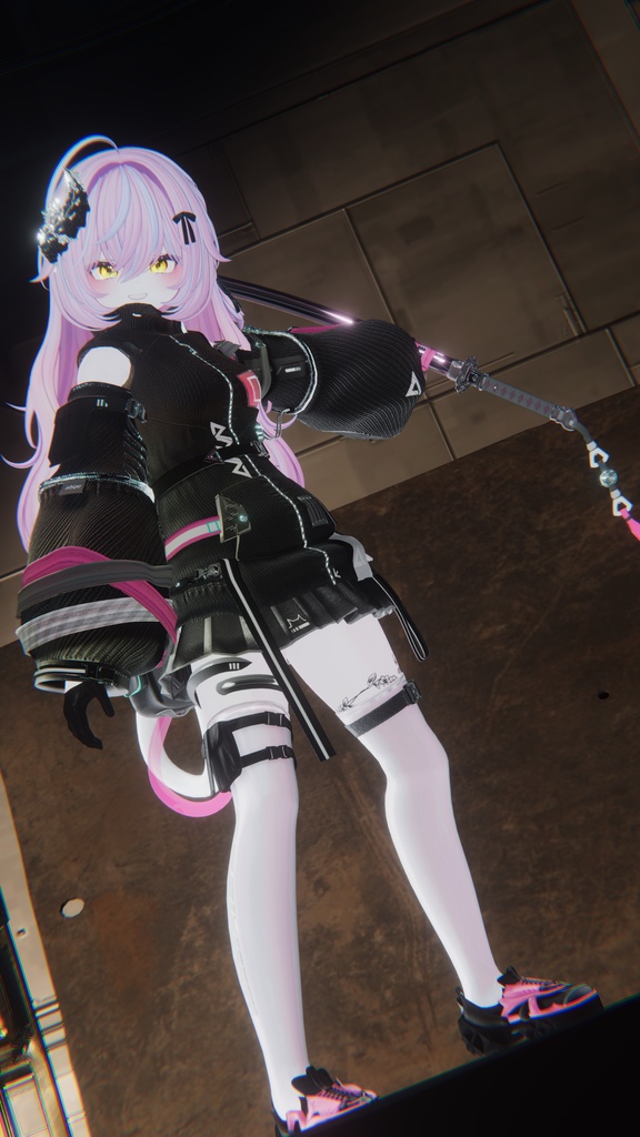 62アバター相当 サイバーパンク衣装 -LynxnyL-リンクスニル (VRChat向け衣装)#mumu_shop