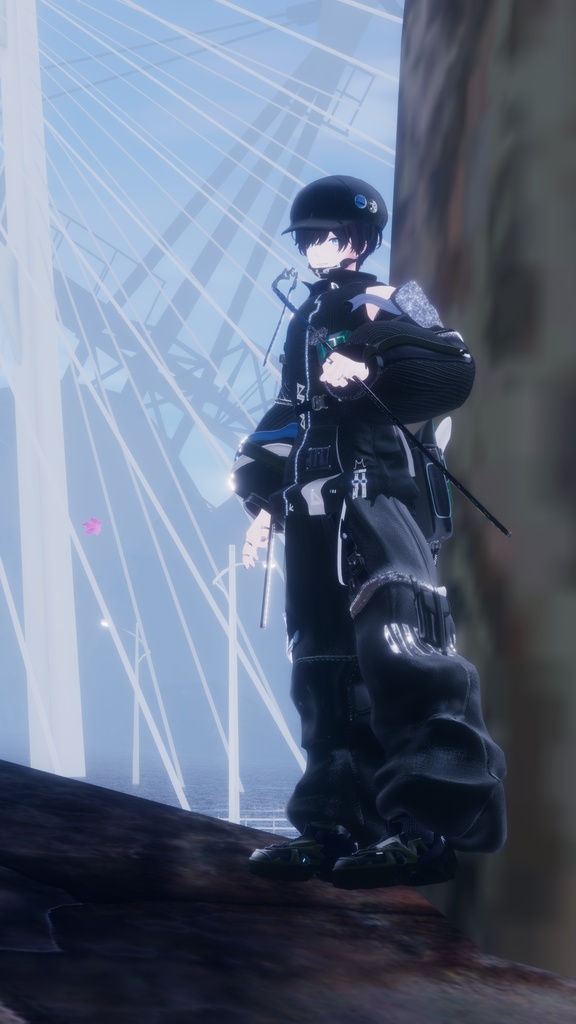 62アバター相当 サイバーパンク衣装 -LynxnyL-リンクスニル (VRChat向け衣装)#mumu_shop