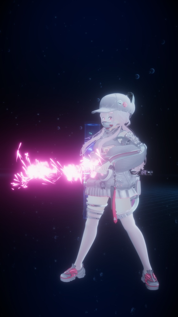 62アバター相当 サイバーパンク衣装 -LynxnyL-リンクスニル (VRChat向け衣装)#mumu_shop