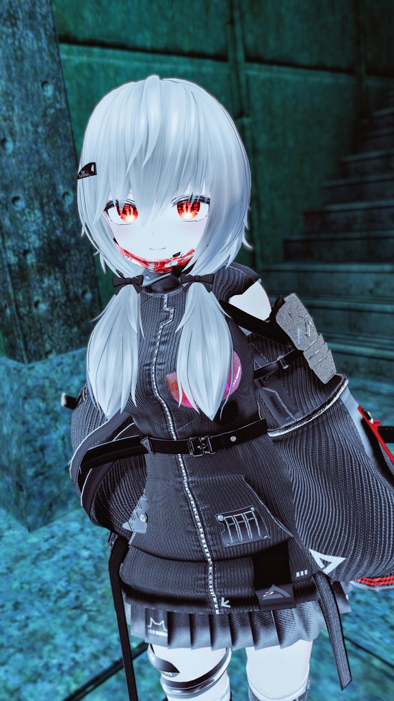 62アバター相当 サイバーパンク衣装 -LynxnyL-リンクスニル (VRChat向け衣装)#mumu_shop