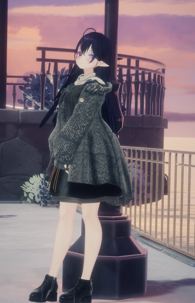 108アバター相当 デートコーデ-Furry Petite-ファリーペティート (VRChat向け衣装)#mumu_shop