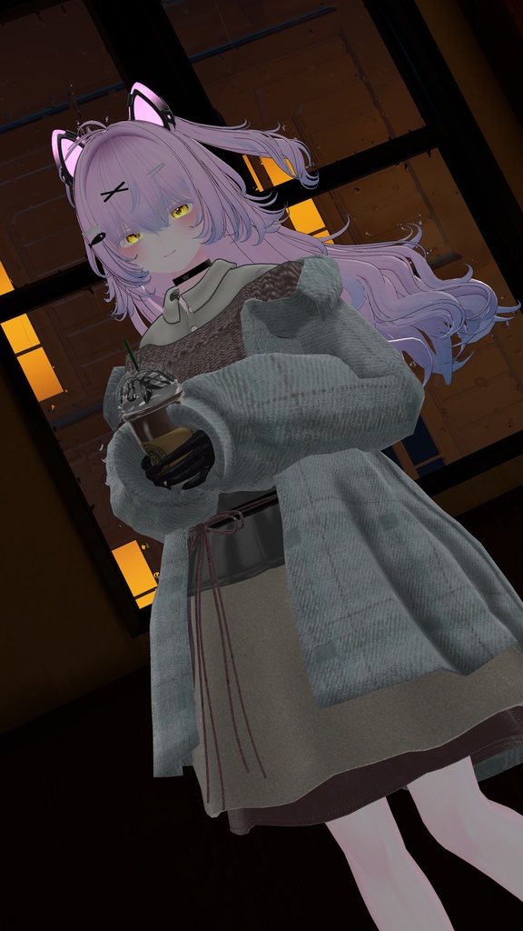 108アバター相当 デートコーデ-Furry Petite-ファリーペティート (VRChat向け衣装)#mumu_shop