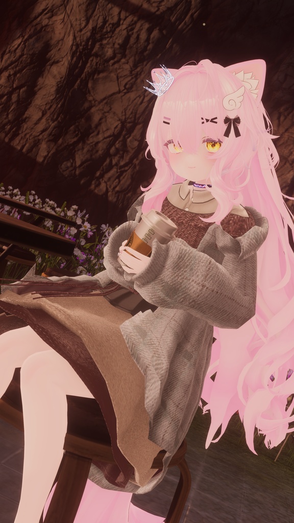 108アバター相当 デートコーデ-Furry Petite-ファリーペティート (VRChat向け衣装)#mumu_shop