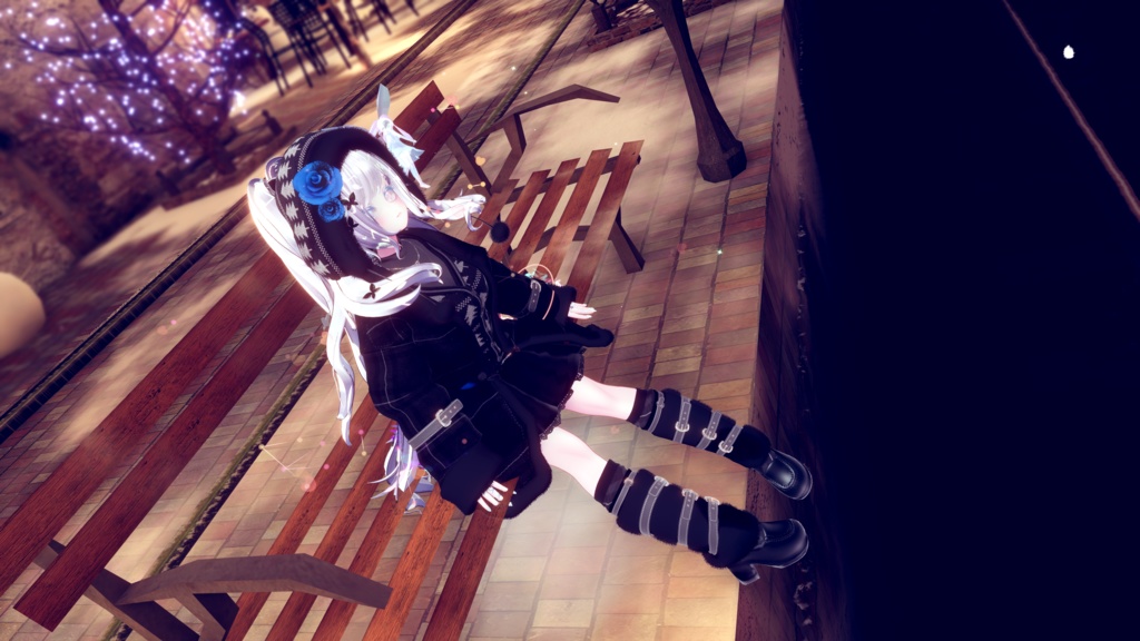 95アバター相当 冬映えコーデ-Noël Brûlée-ノエルブリュレ (VRChat向衣装)#mumu_shop