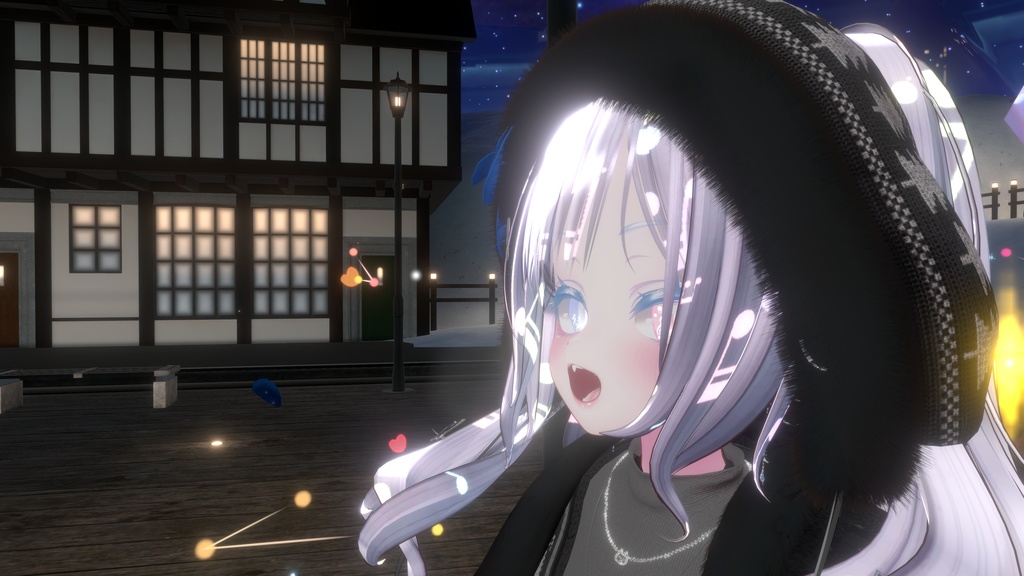 95アバター相当 冬映えコーデ-Noël Brûlée-ノエルブリュレ (VRChat向衣装)#mumu_shop