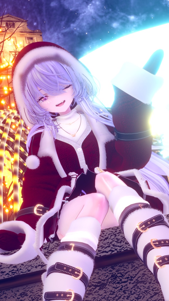 95アバター相当 冬映えコーデ-Noël Brûlée-ノエルブリュレ (VRChat向衣装)#mumu_shop