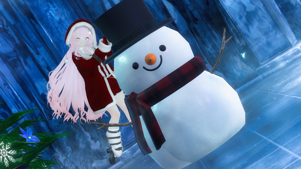 95アバター相当 冬映えコーデ-Noël Brûlée-ノエルブリュレ (VRChat向衣装)#mumu_shop