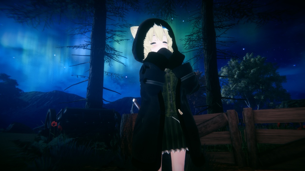 95アバター相当 冬映えコーデ-Noël Brûlée-ノエルブリュレ (VRChat向衣装)#mumu_shop