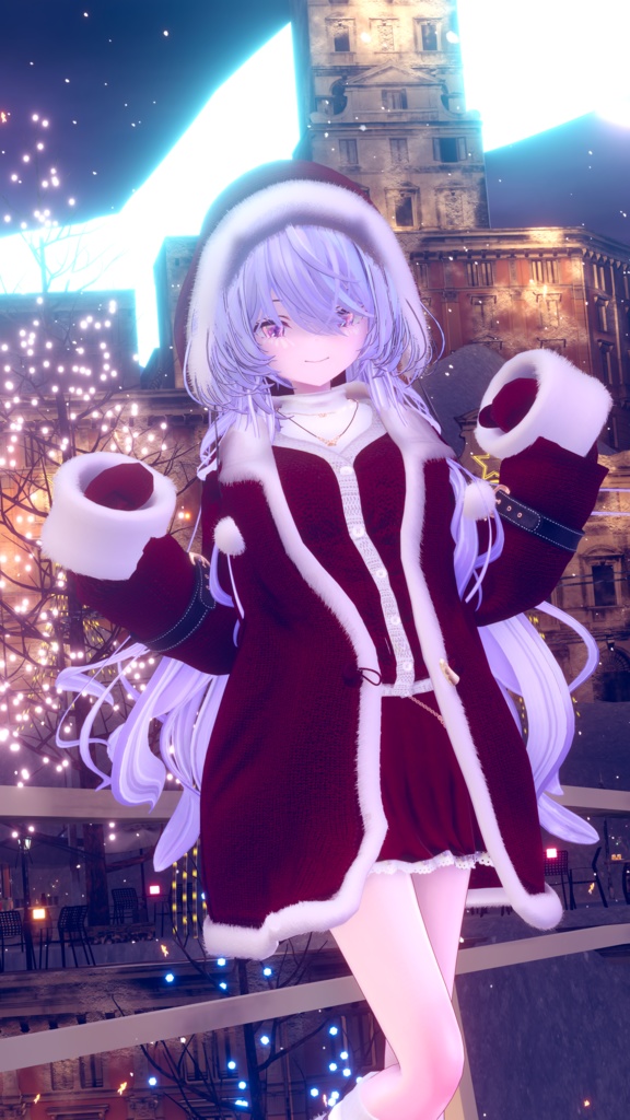 95アバター相当 冬映えコーデ-Noël Brûlée-ノエルブリュレ (VRChat向衣装)#mumu_shop